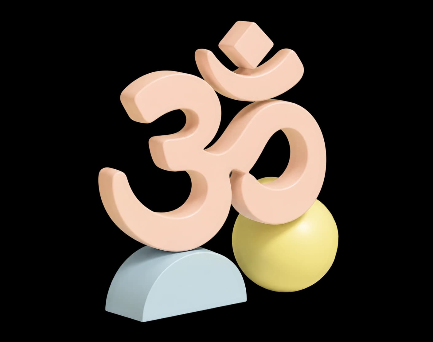 Decorative Om symbol illustration